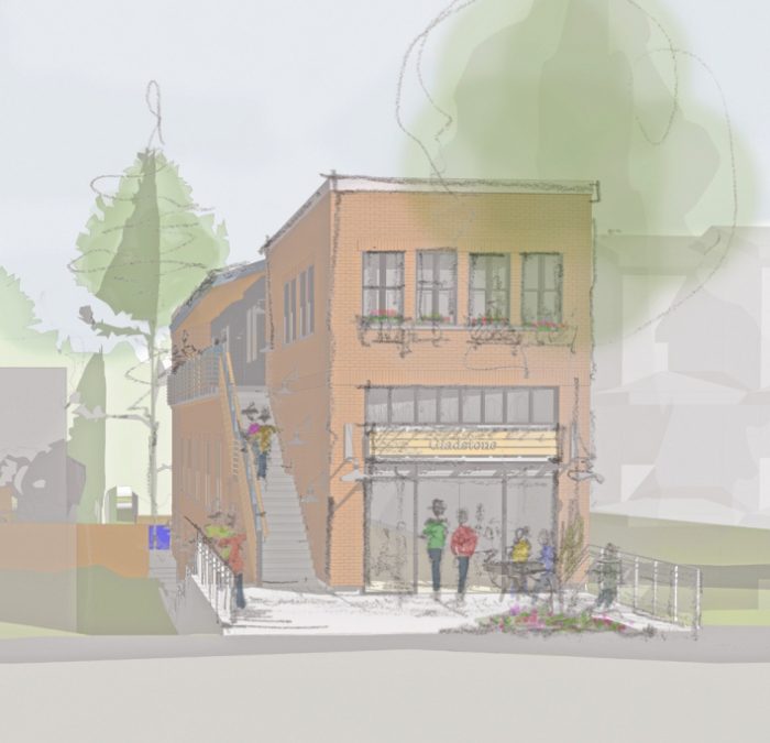 What is proposed at 1310 Gladstone Avenue?