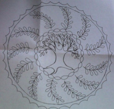 Creating Fernwood’s First Street Mandala!