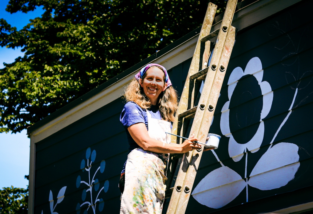 Beth Threlfall - Fernwood Mural Festival - Fernwood NRG