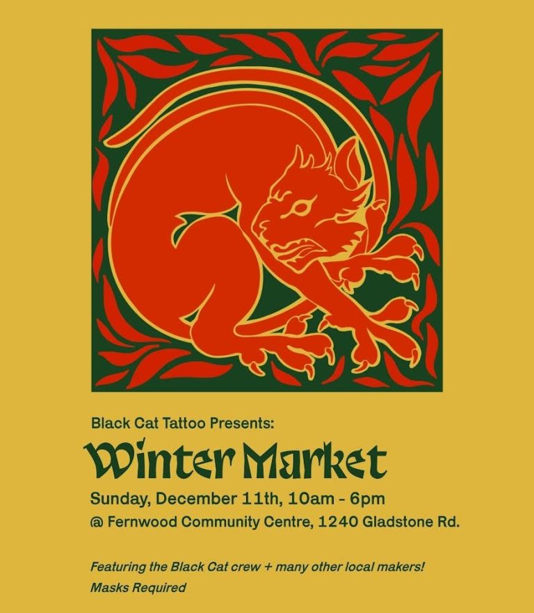 Black Cat Tattoo Winter Market