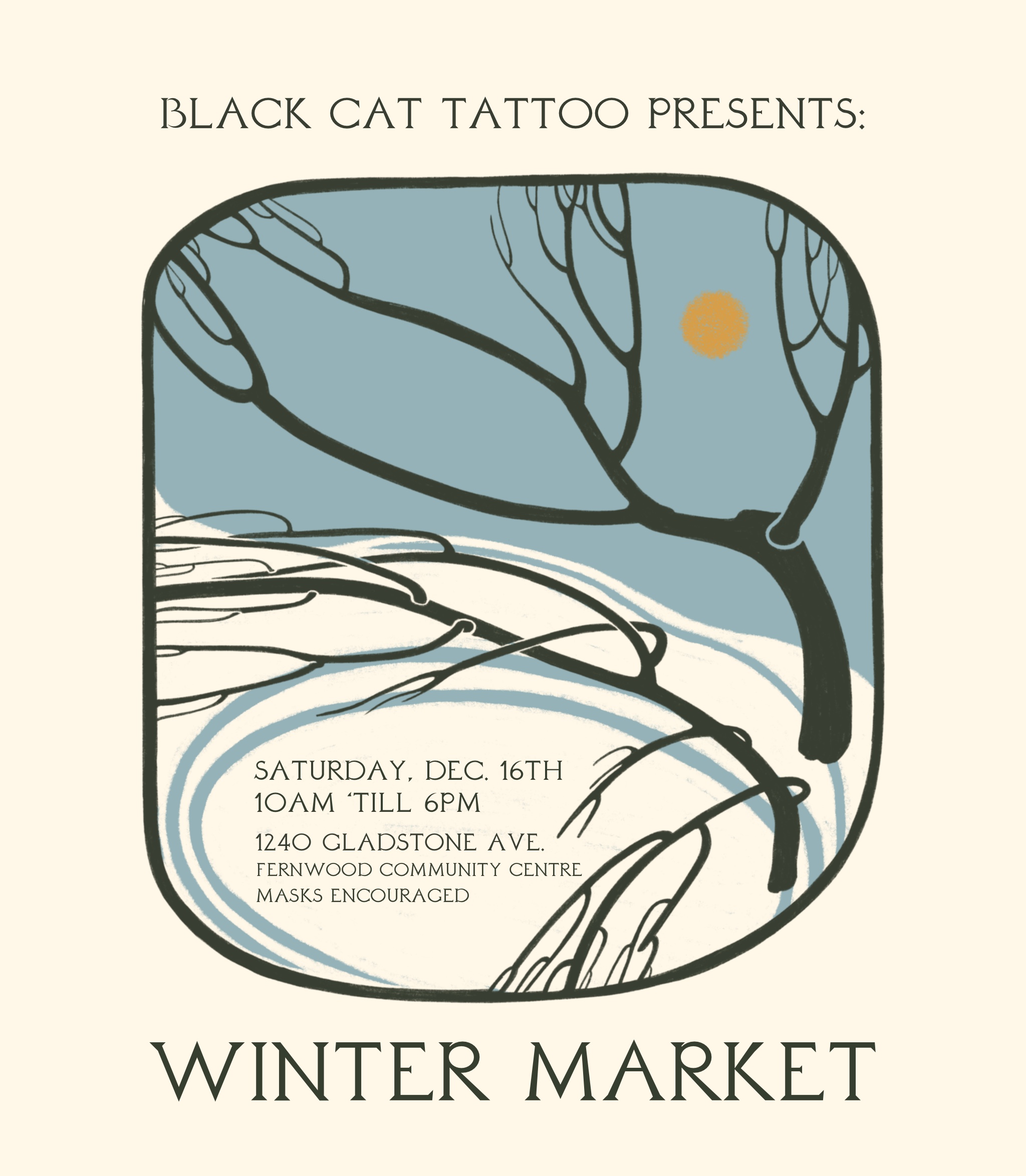 Black Cat Tattoo Winter Market 2023