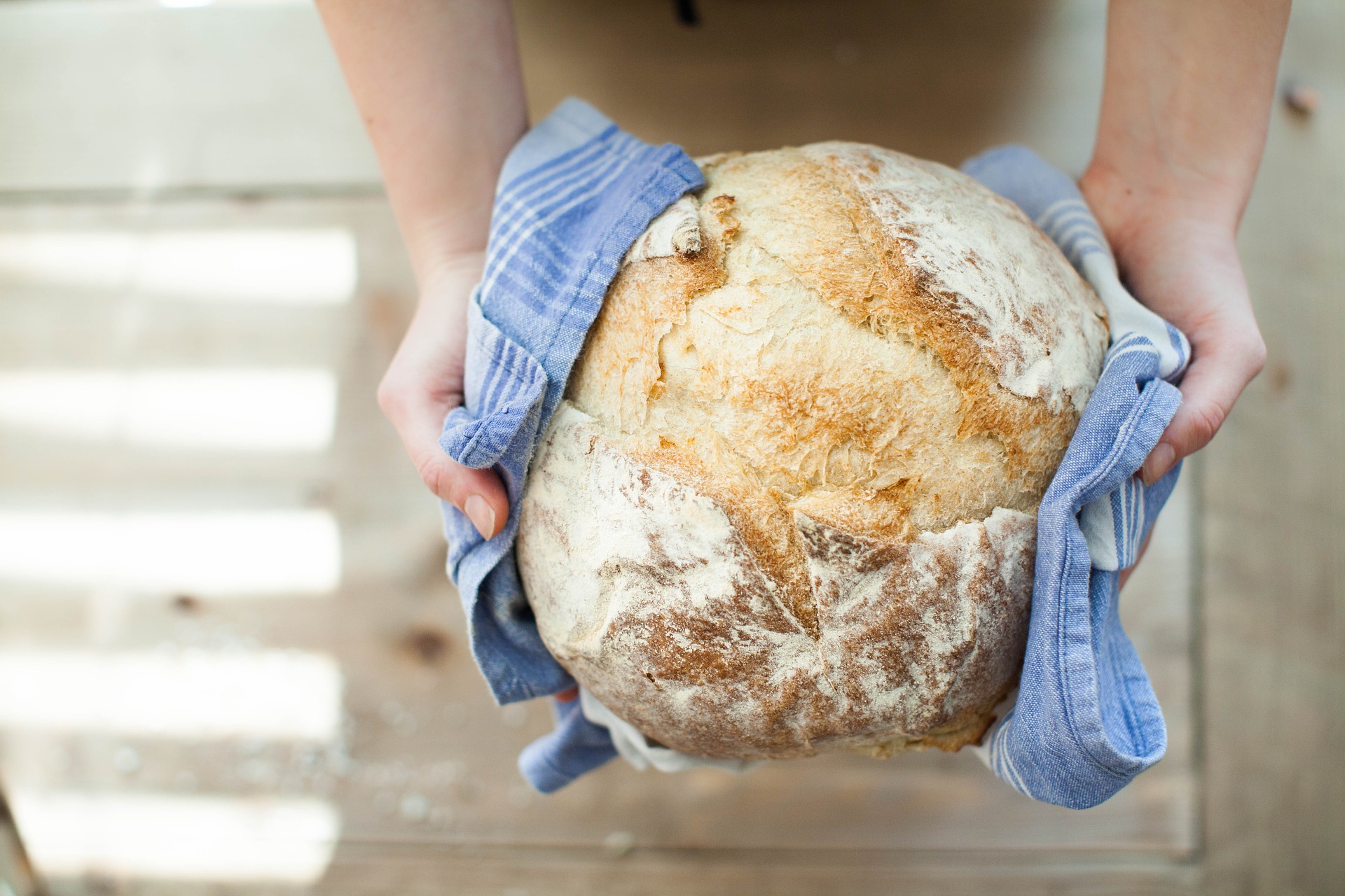 Bread pick-up volunteer