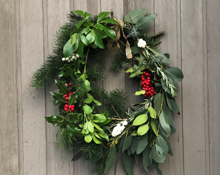 Joys of wreath making