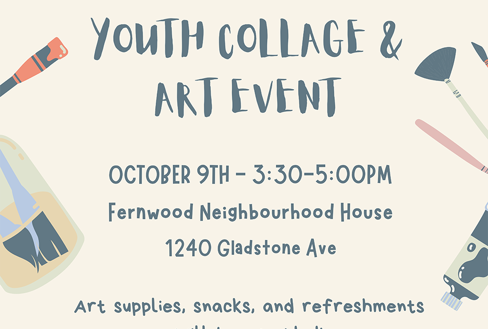 Youth Collage & Art Event – October 9, 2024
