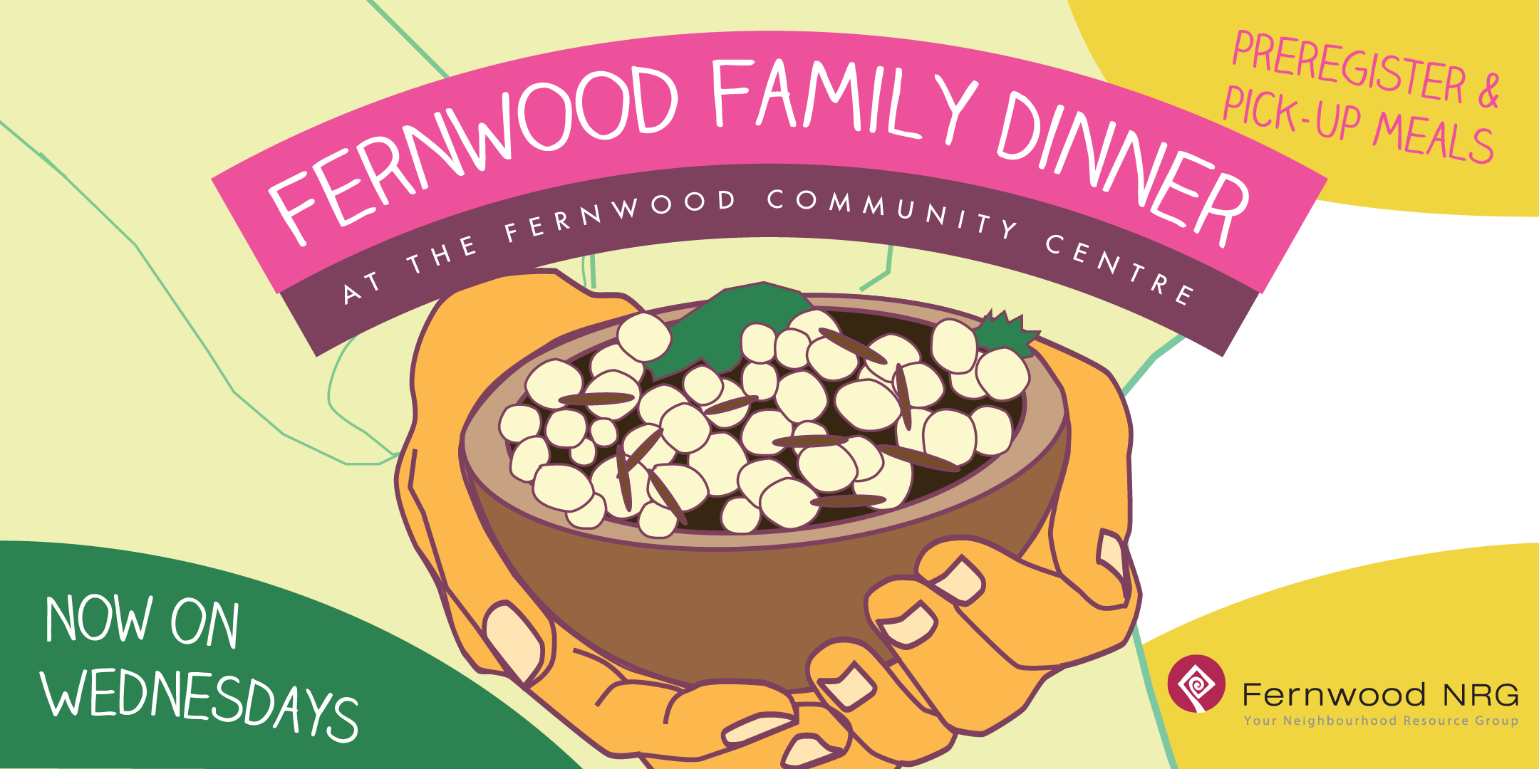 Fernwood Family Dinner Banner 2020