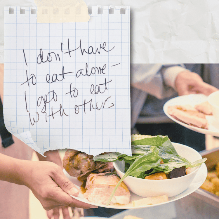Gift of Good Food Testimonial 2025 - Meal 2 Gift of Good Food Testimonial 2025