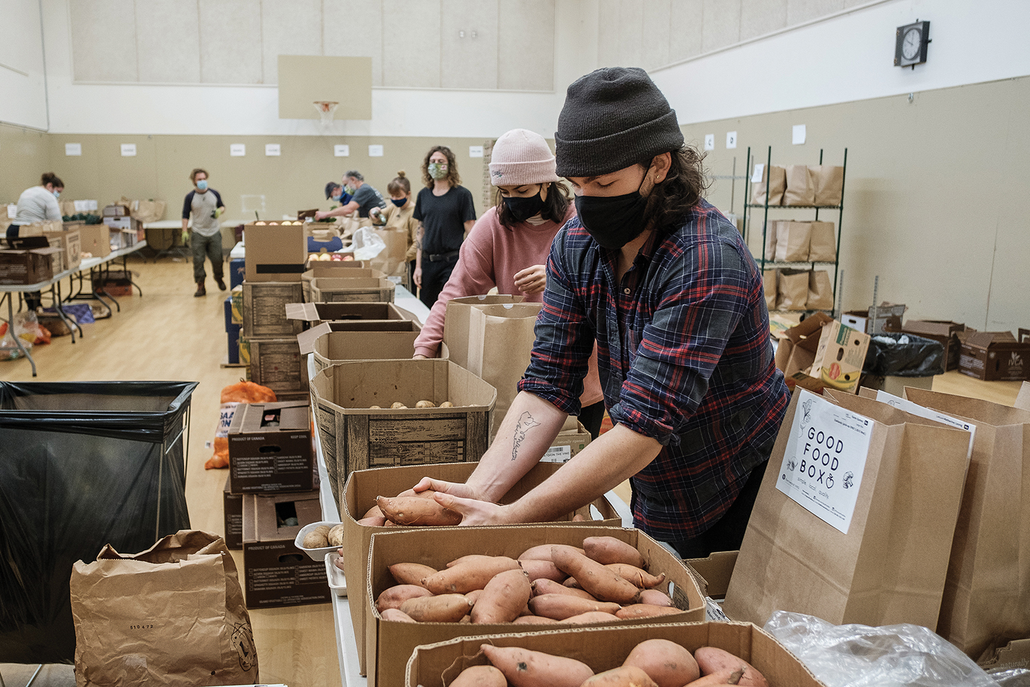 Good Food Box - Fernwood NRG Victoria - Photo by Don Craig