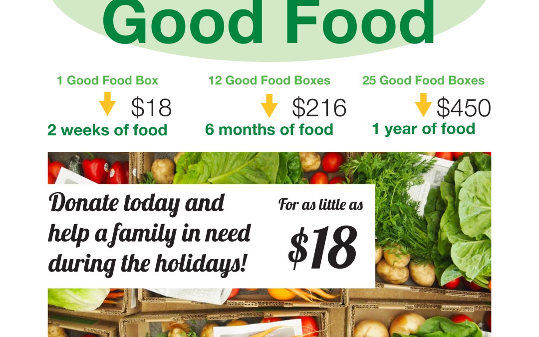 Give the Gift of Good Food – Holiday Drive 2013