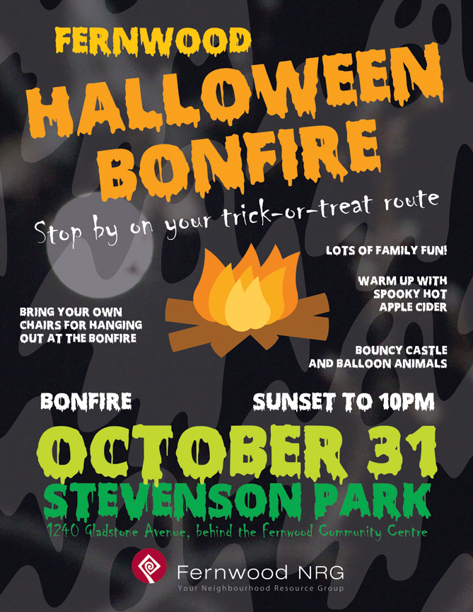 Fernwood Halloween Bonfire 2014