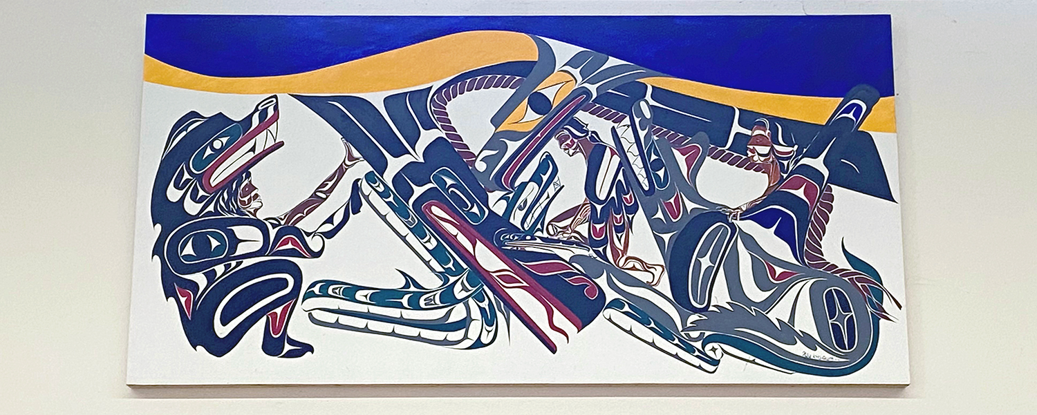 James Swan mural at the Fernwood Community Centre