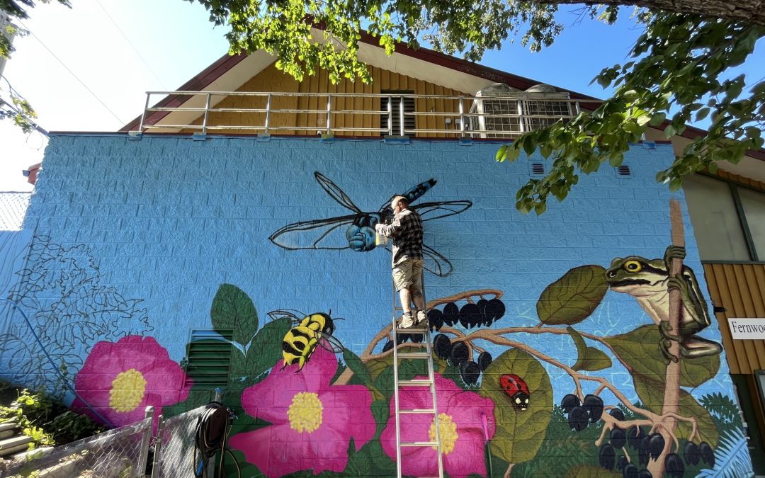 A Community-Designed Mural Blooms