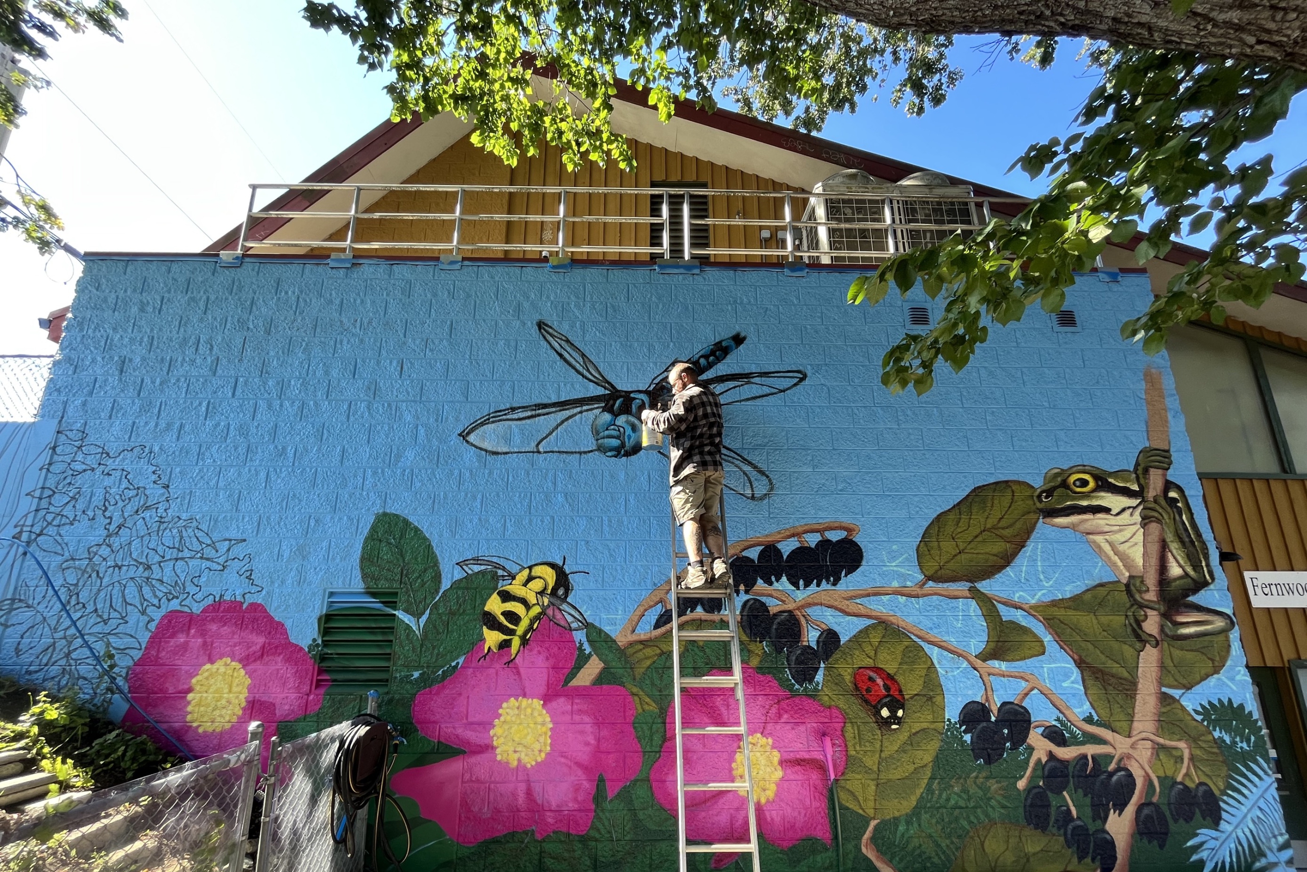 Jesse Campbell mural