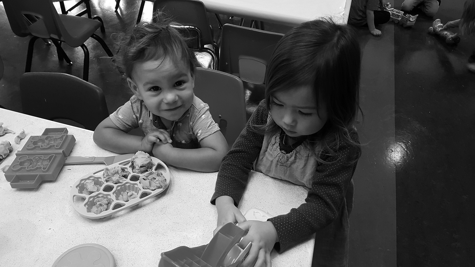 johnny-and-takahashi-kid-oaklands-community-centre-bw