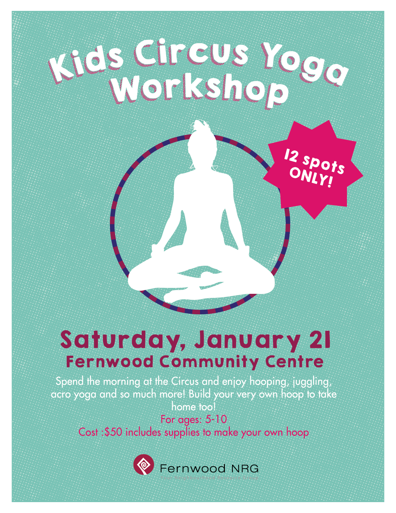 Kids Circus Yoga Fernwood NRG Victoria