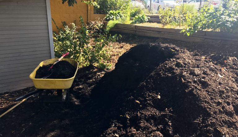 Leaf Mulch and Compost Distribution