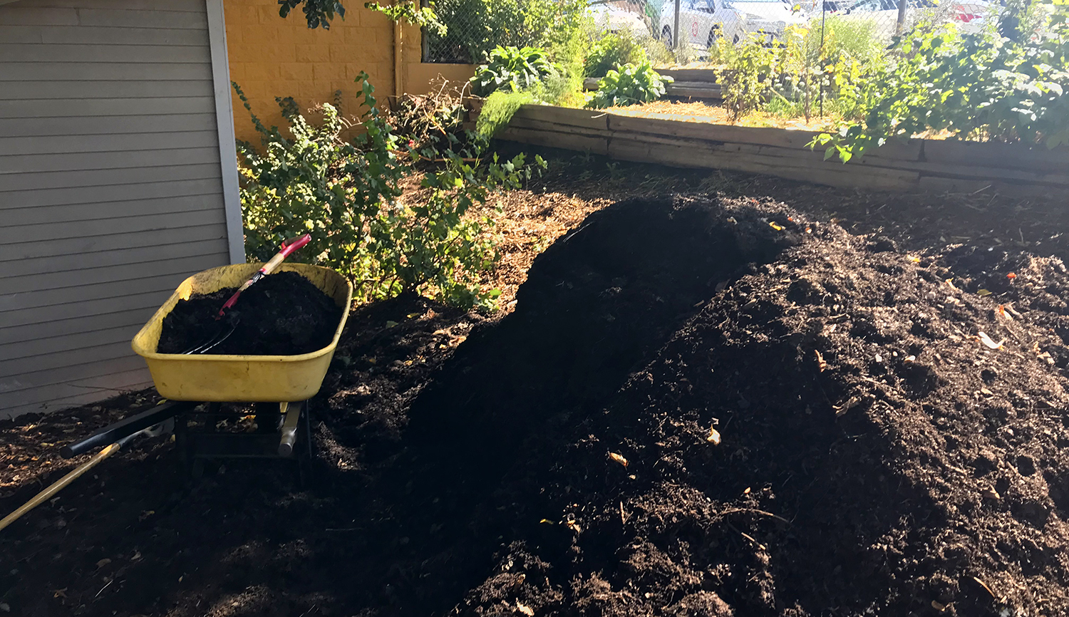Leaf Mulch and Compost Distribution