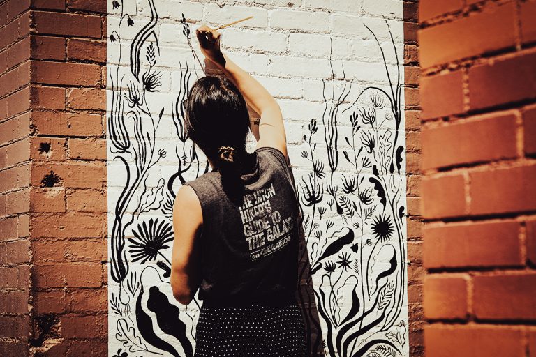 Leya Tess - Fernwood Mural Festival - Fernwood NRG