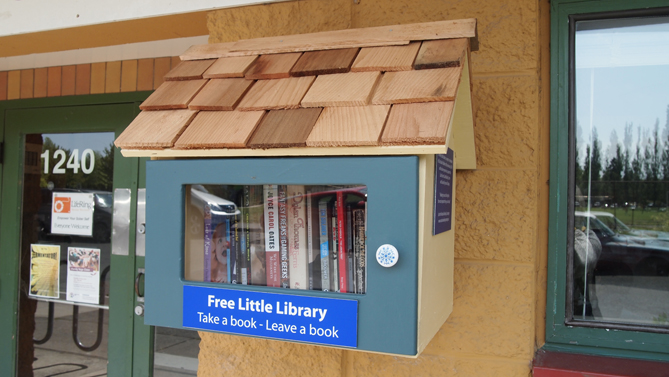 New little library in Fernwood