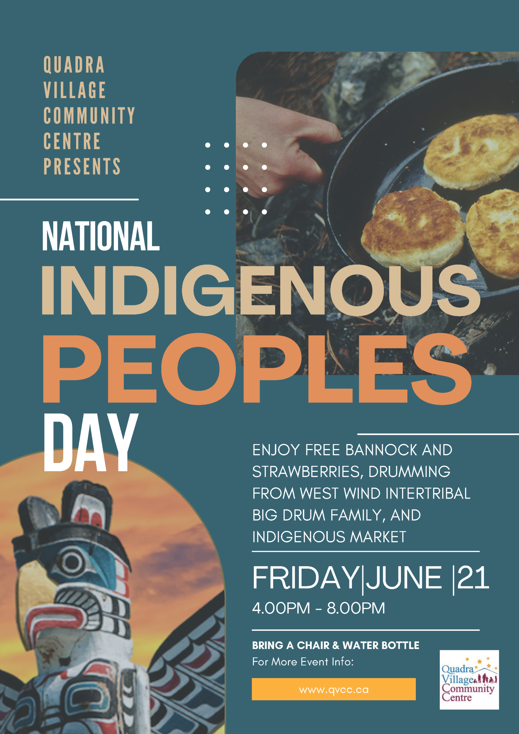 NIPD 2024 Poster National Indigenous People's Day 2024 - Quadra Village Community Centre