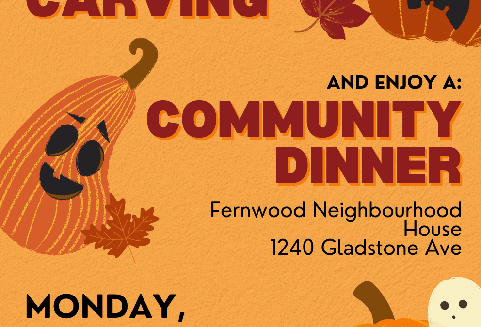Pumpkin Carving Extravaganza & Community Dinner – October 21, 2024