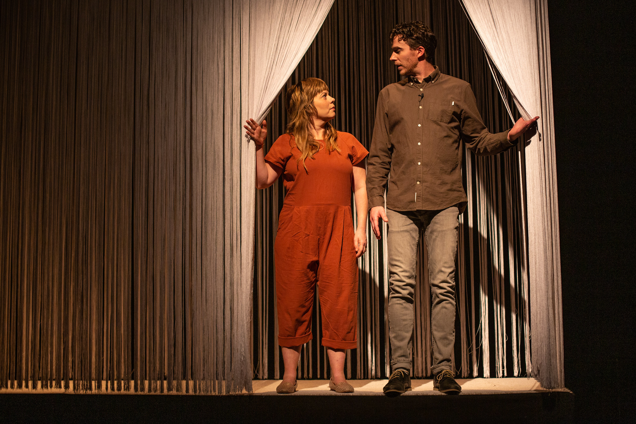 Emelia Symington Fedy and Daryl King in KISMET, things have changed. Photo: Matt Reznek