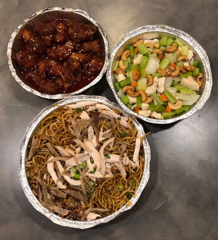 Sun Wah's combo plate for two