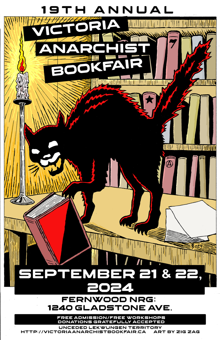 Victoria Anarchist Bookfair 2024
