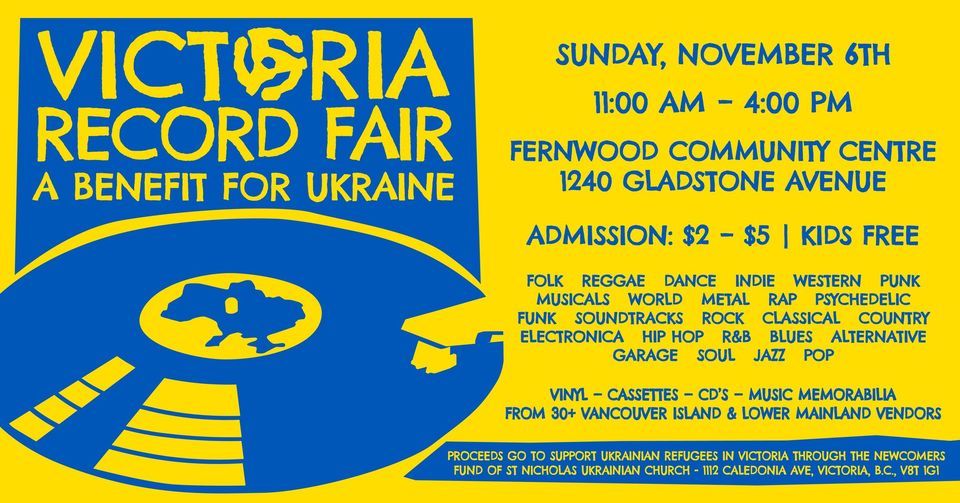 Victoria Record Fair – November 6, 2022