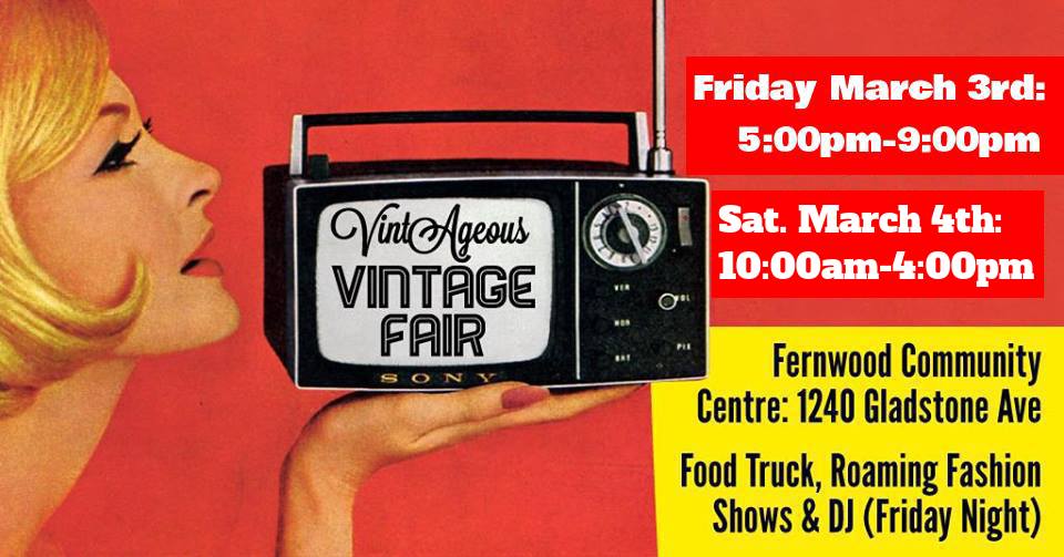7th Annual VintAgeous Vintage Fair – March 3 & 4, 2017