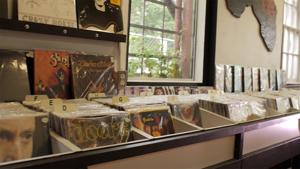 Live shows hype vinyl shop