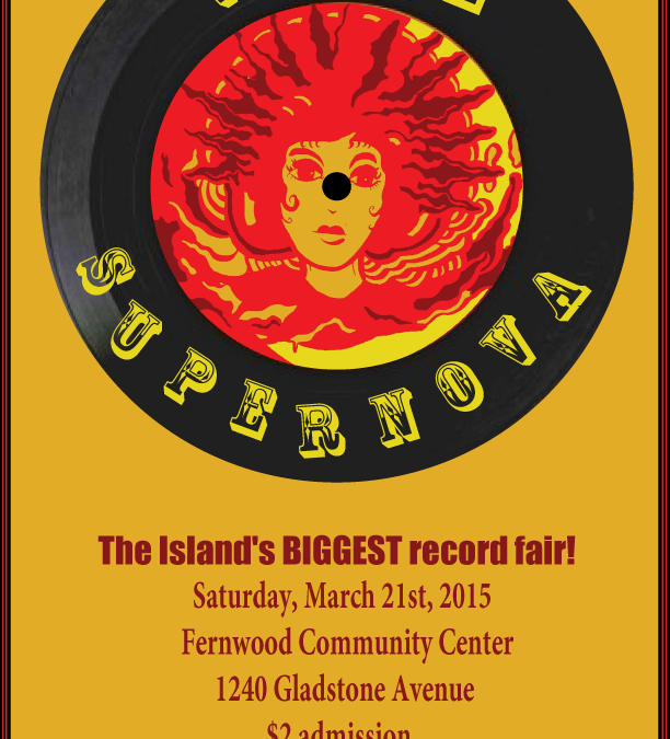 Vinyl Supernova Record Fair – March 21, 2015