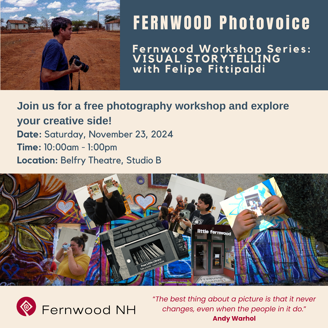 Visual Storytelling Workshop – Nov 23 2024