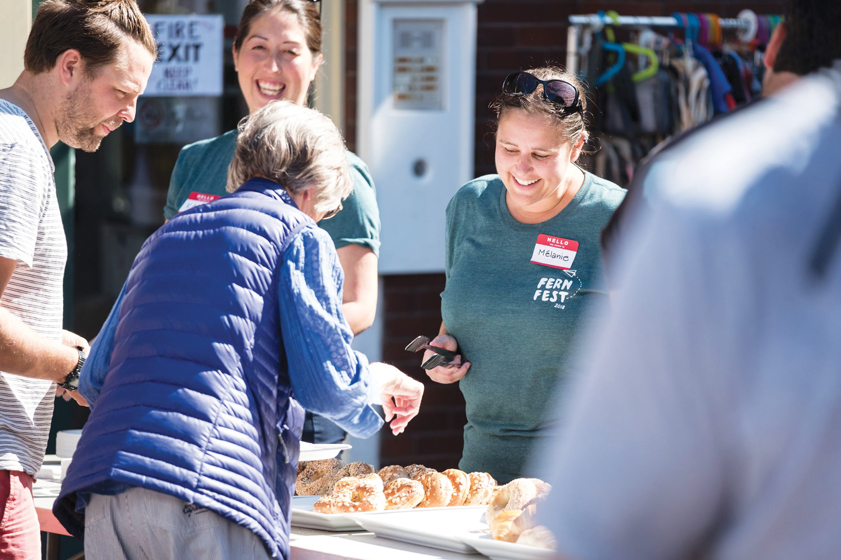 Volunteer with FernFest Photo by Webmeister Bud