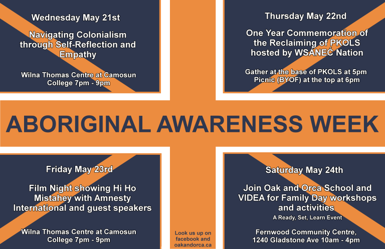 Aboriginal Awareness Week - May 21-24, 2014